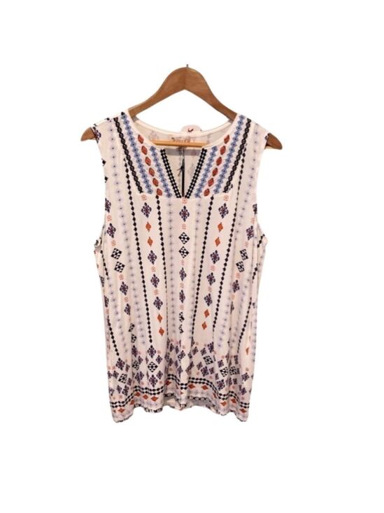 Eliane Rose Tops - Eliane Rose Embroidered Tunic Top Blouse Tank NWT Size L